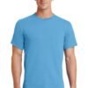 Plain Aquatic Blue T Shirt