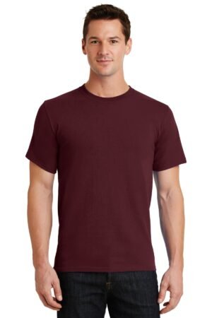 Plain Athletic Maroon T Shirt
