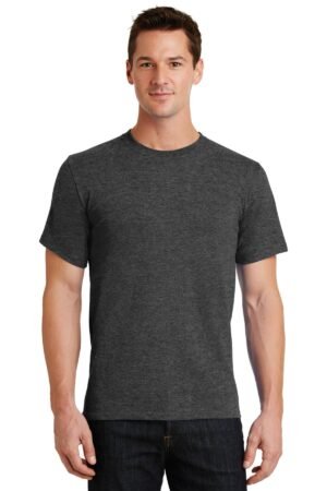 Plain Dark Heather Grey T Shirt