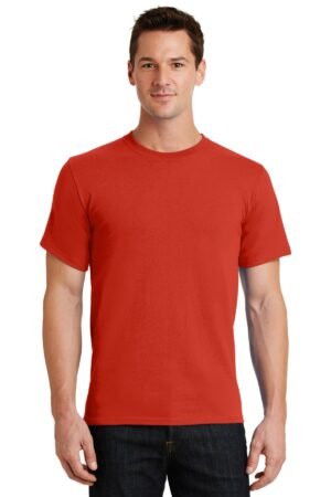 Plain Fiery Red T Shirt