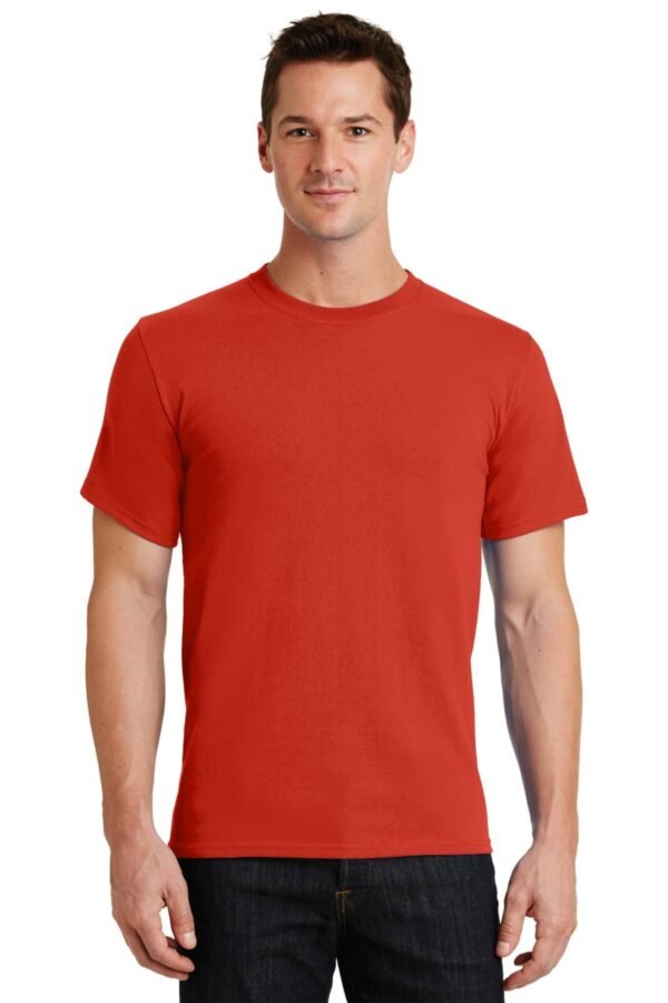 Plain Fiery Red T Shirt