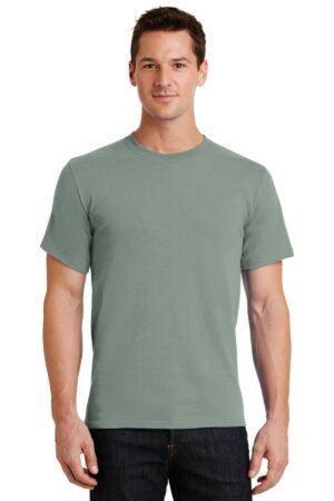 Plain Stonewashed Green T Shirt