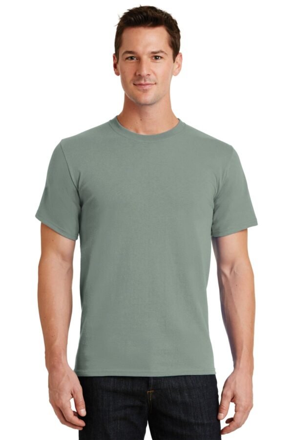 Plain Stonewashed Green T Shirt
