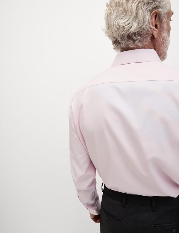 Non Iron Cotton Shirt Pink