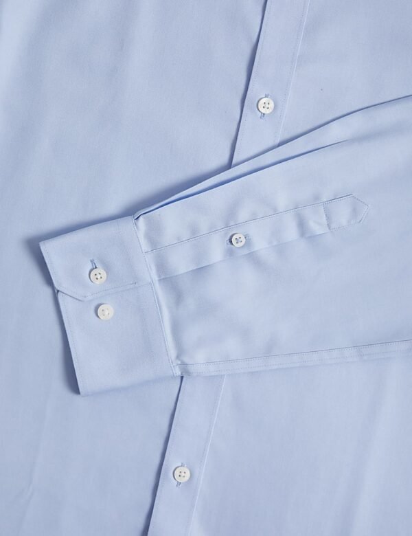 Non Iron Cotton Shirt Light blue