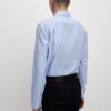 Non Iron Cotton Shirt Light blue