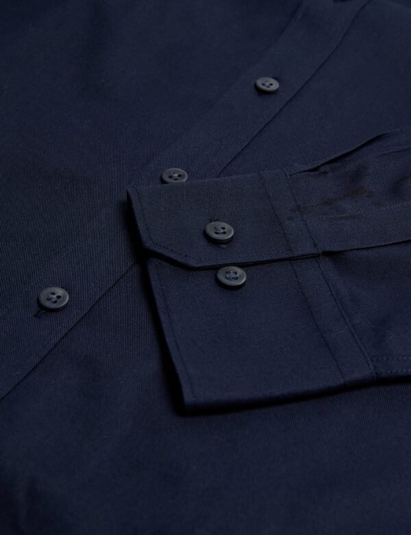 Non Iron Cotton Shirt Dark Navy