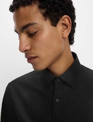 Non Iron Cotton Shirt Black