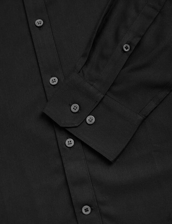 Non Iron Cotton Shirt Black