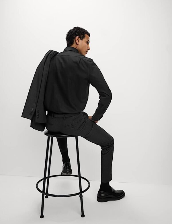 Non Iron Cotton Shirt Black