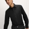 Non Iron Cotton Shirt Black