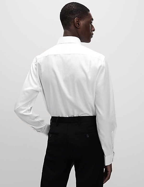 Non Iron Cotton Shirt White