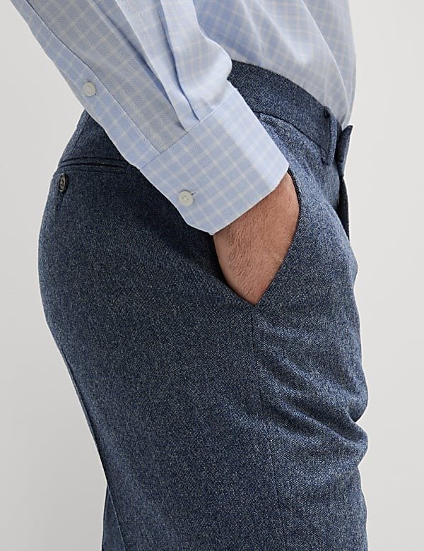 Regular Fit Ultimate Non Iron Cotton Check Shirt Light blue