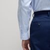 Regular Fit Luxury Cotton Striped Shirt Blue/white