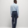 Regular Fit Easy Iron Pure Cotton Printed Shirt Blue mix